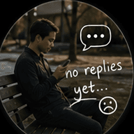 A founder waiting for replies