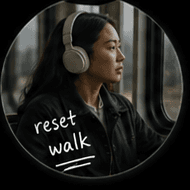 A solopreneur taking a reset walk